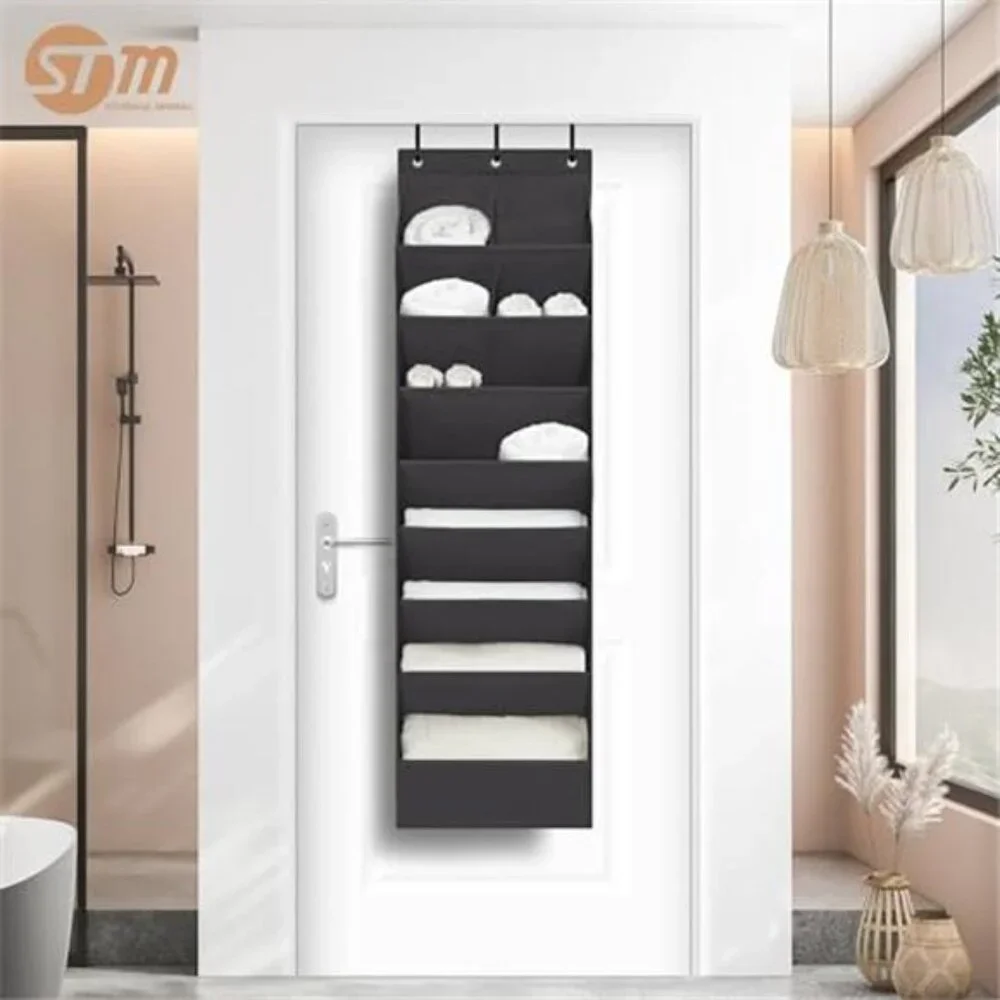 over door shoe organizer hanging closet storage rack deep pockets heavy duty